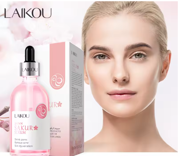 LAIKOU Sakura Facial Serum – Brightening & Hydrating (100ml)